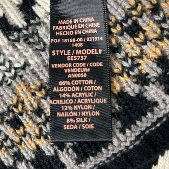 NWOT ANTHROPOLOGIE ELLA MOSS (XS/L) Nadeem Oversized Open Cardigan Silk/Cotton - Picture 10 of 10